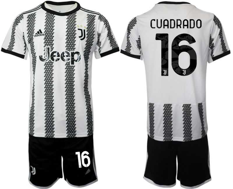 Men 2022-2023 Club Juventus FC home white 16 Soccer Jersey